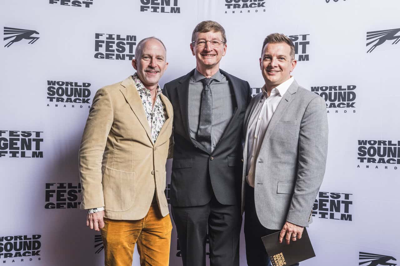 Curtis Moore, Robert Townson and Thomas Mizer. <br>Film Fest Gent. October 2023