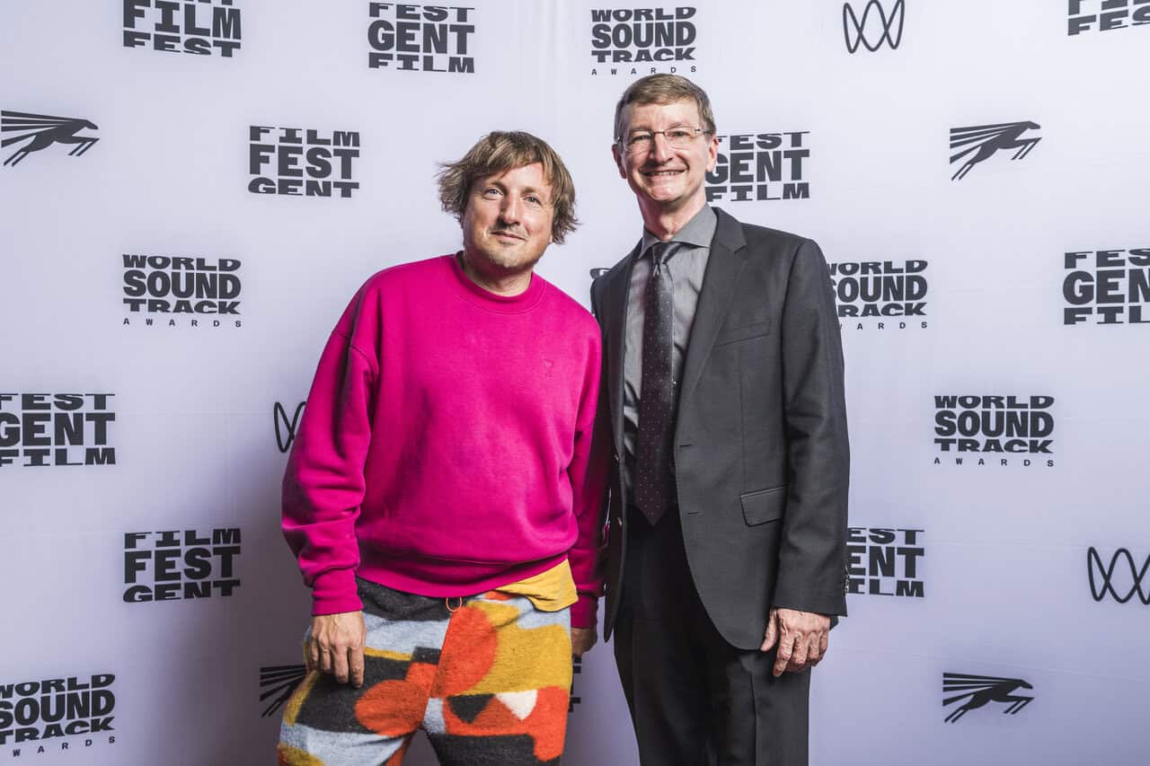 Daniel Pemberton and Robert Townson. <br>Film Fest Gent. October 2023